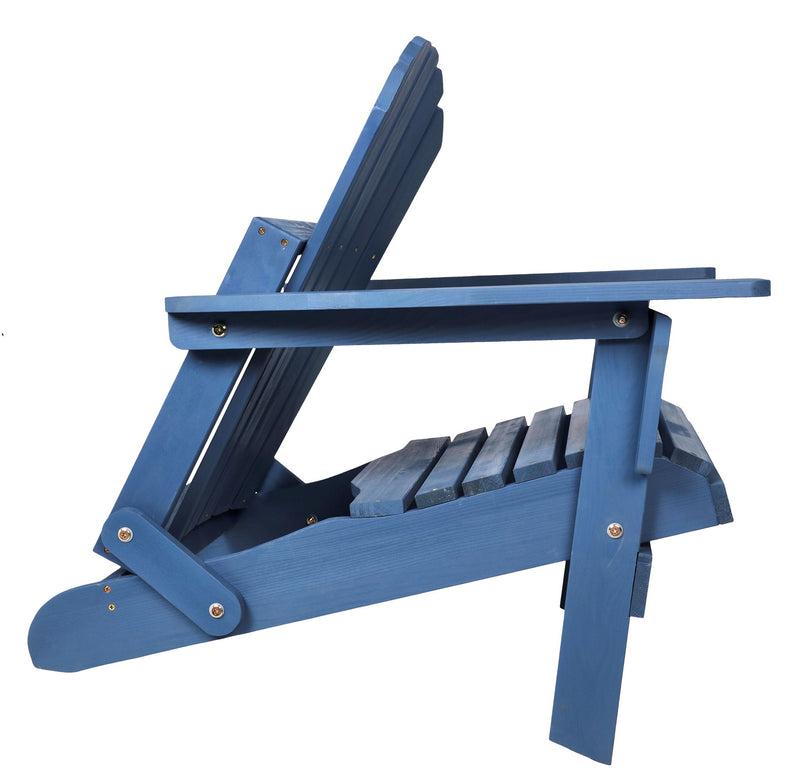 Oversize Outdoor Folding Adirondack Chair, Patio Chair For Garden