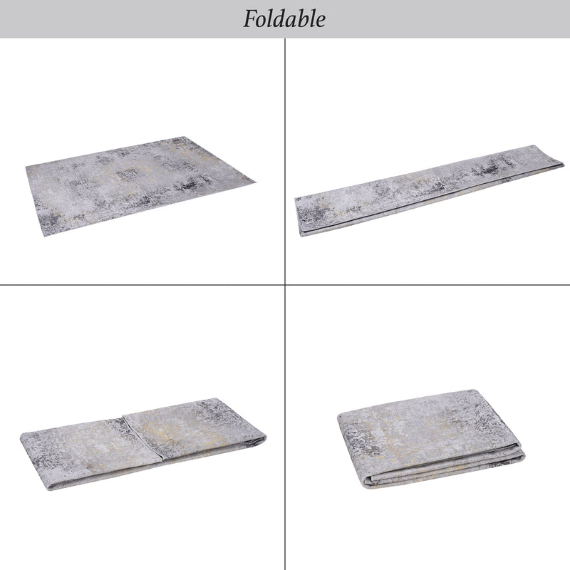 Maval - Abstract Washable Area Rug