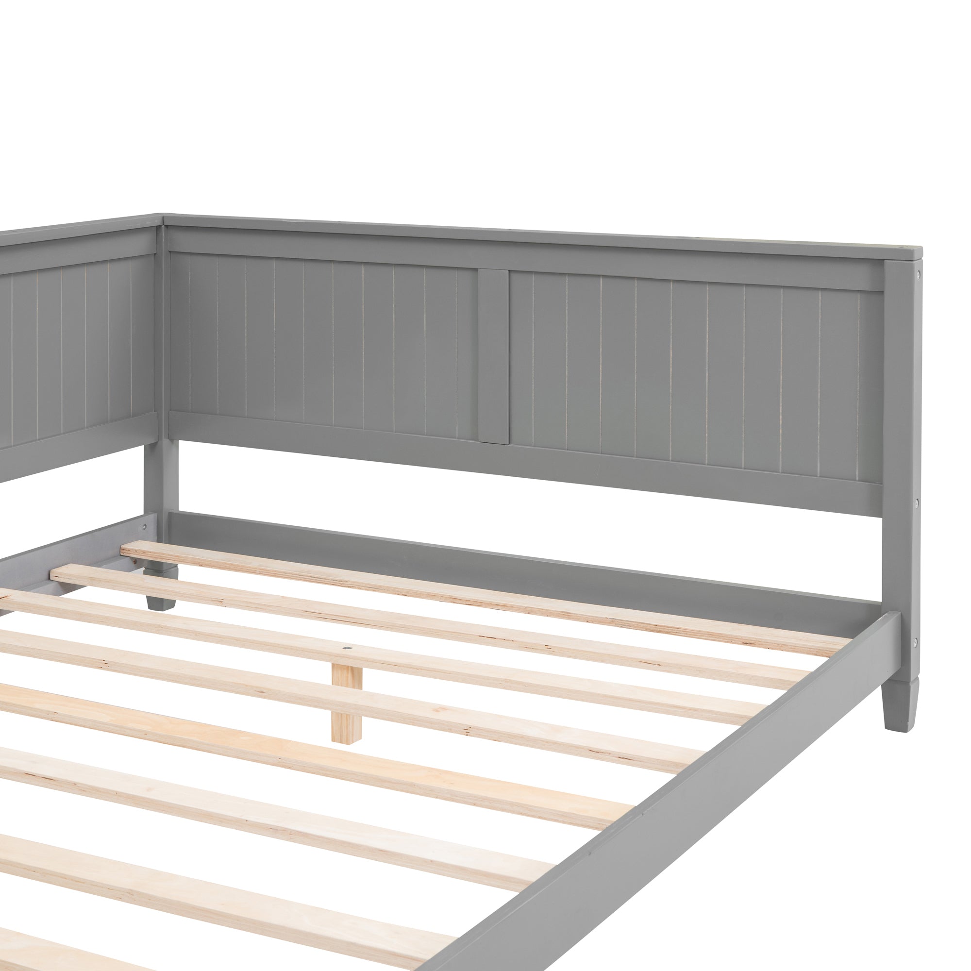 Full Size Wood Daybed/Sofa Bed, Gray - Atlantic Fine Furniture Melbourne FL
