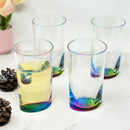 Leading Ware Oval Halo Acrylic Glasses Drinking, 15Oz (Set of 4) Hi Ball, Bpa Free - Clear