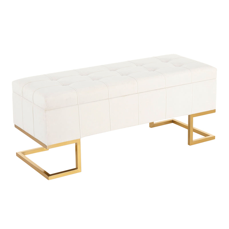 Midas - Contemporary / Glam Storage Bench