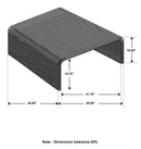 Cahya - Woven Rattan Table