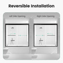 Semi-Frameless Double Sliding Shower Door, Bypass Shower Door, 1 / 4" (6Mm) Thick SGCC Tempered Glass Door