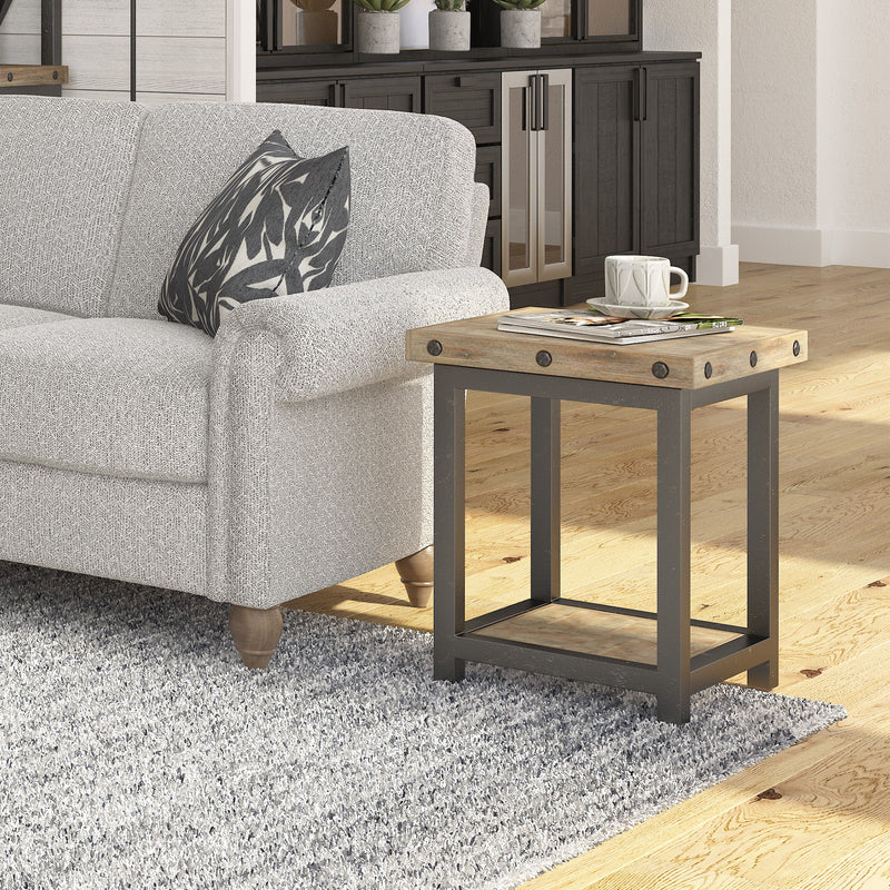Carpenter - Chairside Table - Light Finish