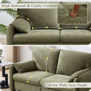 Modern Minimalist Down Filled Sofa