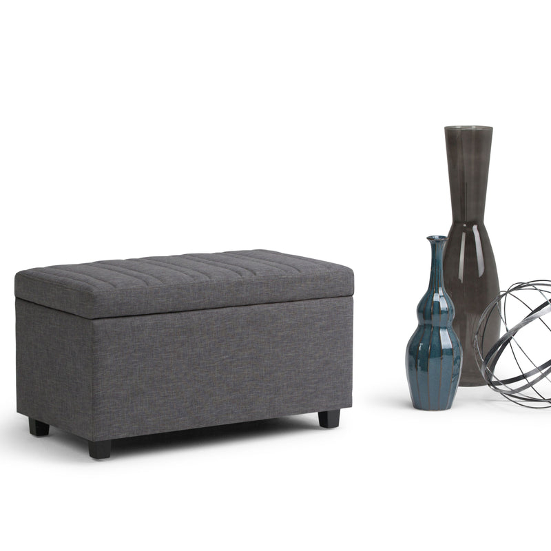 Darcy - Upholstered Storage Ottoman Bench