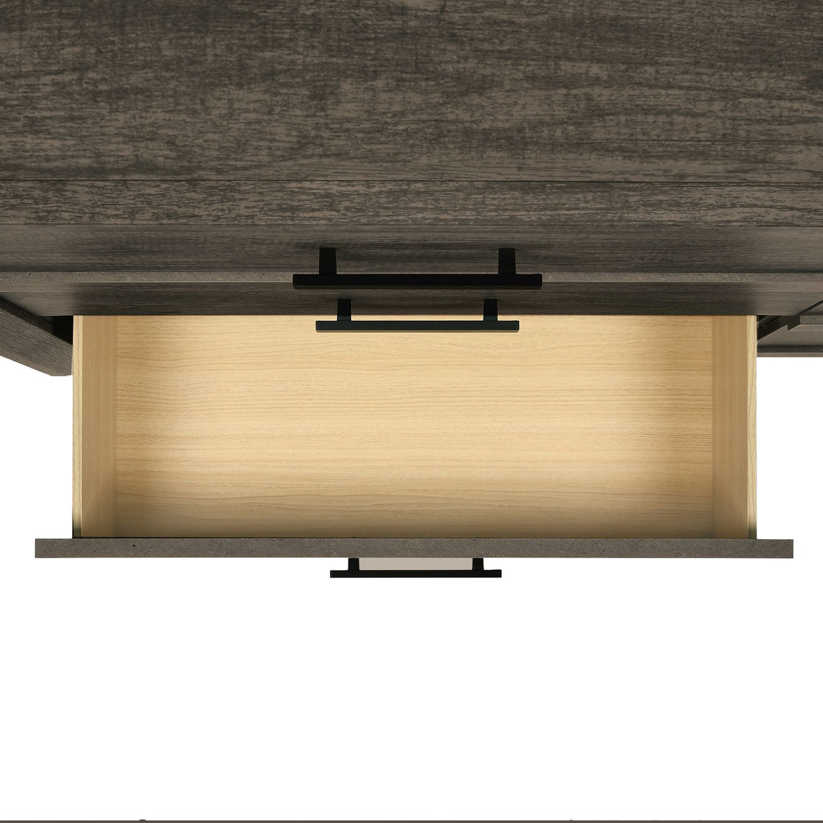 Eleanor Dresser & Mirror Set in Dark Gray by Elements International, view 7