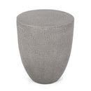 Outdoor Lightweight Concrete, Side Table - Natural