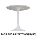 Round Dining Table Set With Tulip Design And 2 Chairs