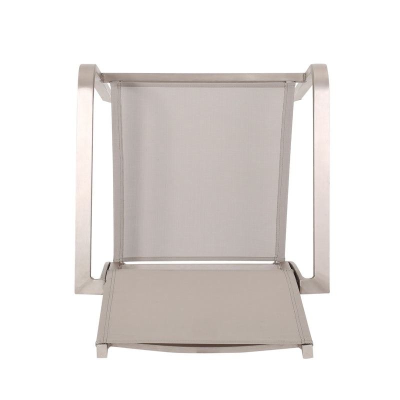 Waterfal - Outdoor Aluminum Dining Chair With Mesh Seat (Set of 2)