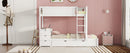 Bunk Bed With Twin Size Trundle, Storage And Desk