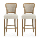 Barstool (Set of 2) - Dark Brown