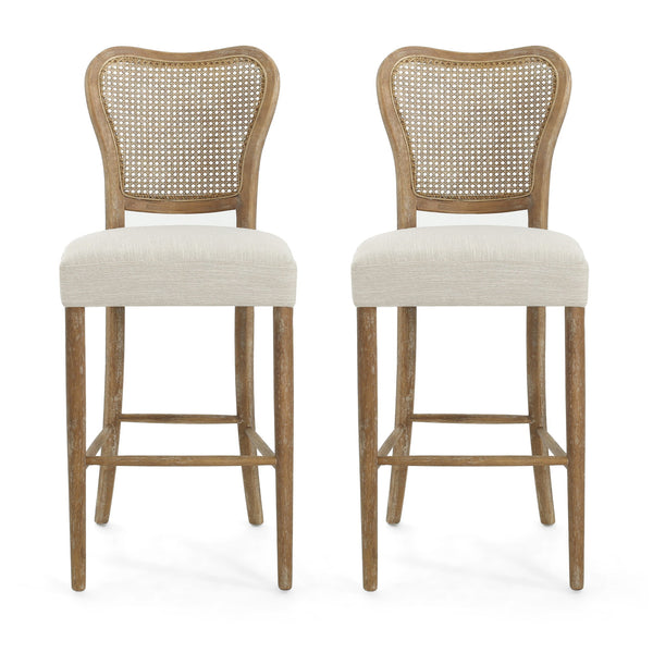 Barstool (Set of 2) - Dark Brown