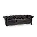 Chesterfield Style 3 Seater Sofa With Deep Button Tufting