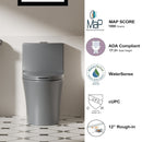 1 Piece Toilet With Dual Flush And Soft Closing Seat