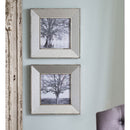 Vintage Reflective Picture Frames (Set of 2) - Silver