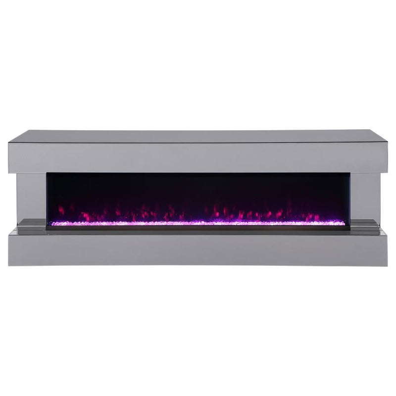 Vallerie - TV Stand With Visual Flame Box