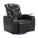 270 Degree Swivel Power Recliner With Tray Table, Phone Holder, Cup Holder, USB Port