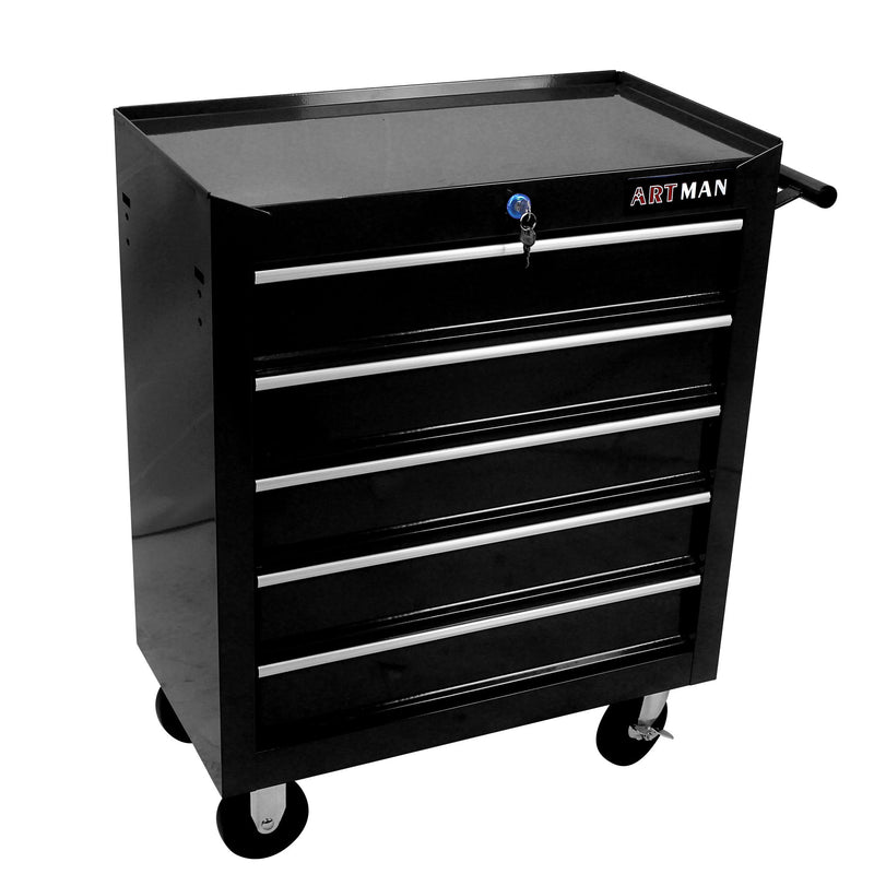 Multifunctional Tool Cart With Wheels And Drawers