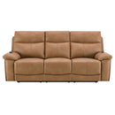 Chavis - Power Motion Sofa With USB & Power Headrest - Brown