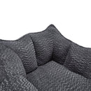 Comfortable Chenille Sofa Chairs With Highly Resilient Foam For Living Rooms And Bedrooms