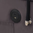 Modern Velvet Loveseat Futon Sofa With Pullout Bed, Adjustable Reclining Backrest, Toss Pillows