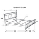 Barzini - Upholstered Panel Bed
