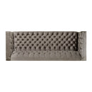 Contemporary 3 Seater Sofa With Button Tufting