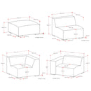 Rex - Handcrafted Sectional Sofa And Ottoman