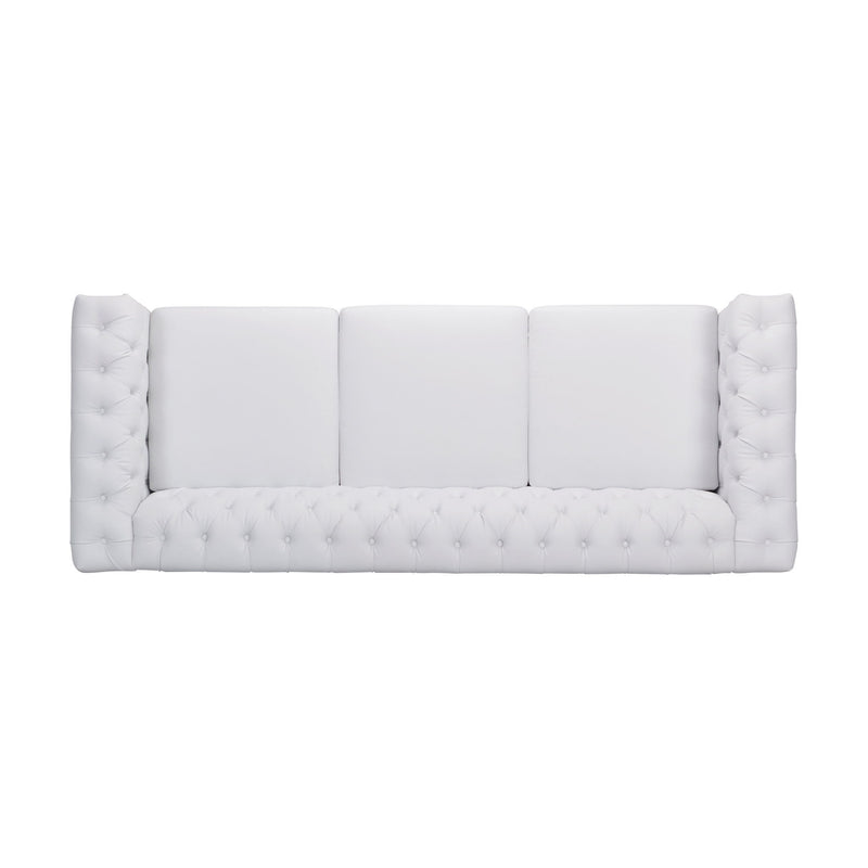 Chesterfield Style 3 Seater Sofa With Deep Button Tufting