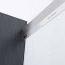 Astro Series - Metal Wall Mounted Base Door Storage Cabinet - Metallic Gray