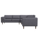 Amber - Velvet Corner Sectional Sofa
