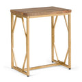 Selma - Handcrafted Metal And Wood Accent Table