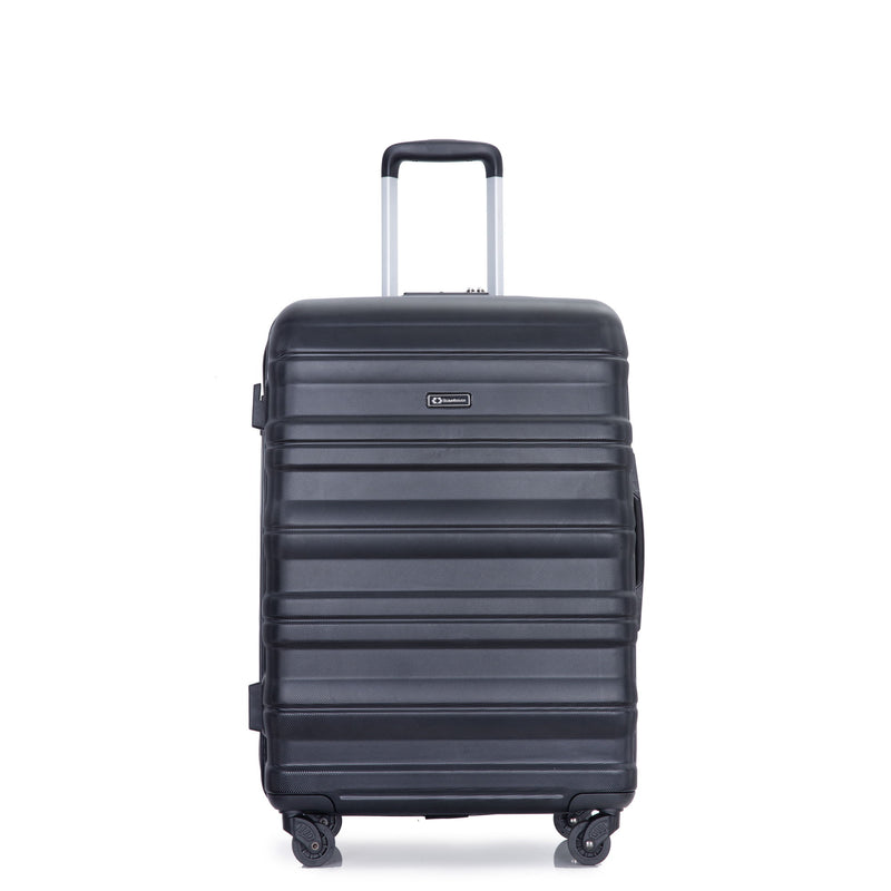 Expandable 3 Piece Luggage Sets Lightweight & Durable Suitcase, Spinner Wheels, Tsa Lock