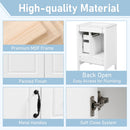 Retro Bathroom Vanity With Sink, Soft Closing Cabinet & Drawers