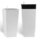 Large Self Watering Flower Pot With Drainage Holes & Inner Tray