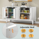 4 Door Sideboard Storage Cabinet With Door Shelf