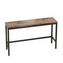 Modern Design Long Dining Table Set With 3 Stools