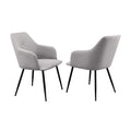 Contemporary Upholstered Woven Dining Chairs