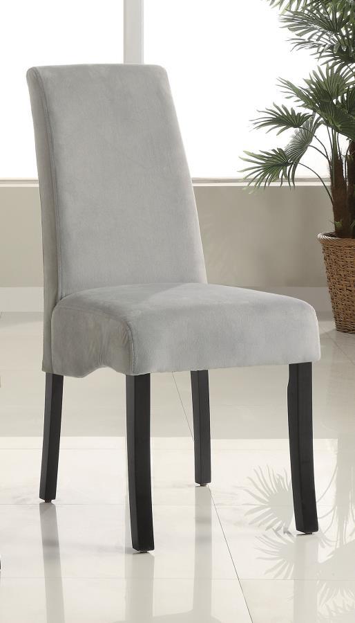 Stanton - Upholstered Dining Side Chairs (Set of 2) - Gray - Atlantic Fine Furniture Inc