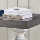 Farmhouse Retro Design Pedestal Sofa Tabe