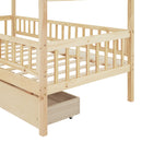 House Bed With 2 Drawers