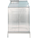 Polycarbonate Greenhouse, Heavy Duty Outdoor Aluminum Walk-In Green House Kit With Rain Gutter, Vent And Door For Backyard Garden