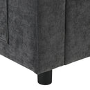 Modular Sectional With Storage Pockets, 5 Seat U Shaped Couch Set With Pillows, Free Combination Modern Cloud Sofa With 2 Movable Ottoman