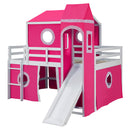 Loft Bed & Slide Tent And Tower