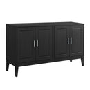 4 Door Sideboard Storage Cabinet With Door Shelf
