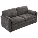Cozy Upholstered Plush Cushion Loveseat Sofa For Living Room