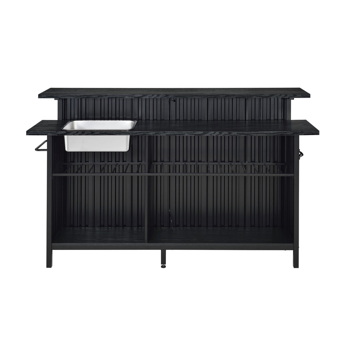 Leilani Bar Table in Black by Elements International, view 10