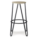 Simeon - Multifunctional Metal Stool With Wood Seat
