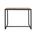 Ernesto - Outdoor Industrial Acacia Wood Bar Table